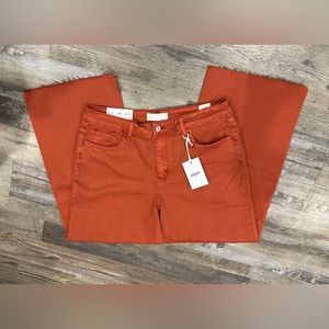 NWT Vervet high rise crop wide leg size 31